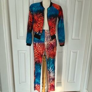 Nicki Minaj Two Piece Athletic Workout Jacket and Leggings